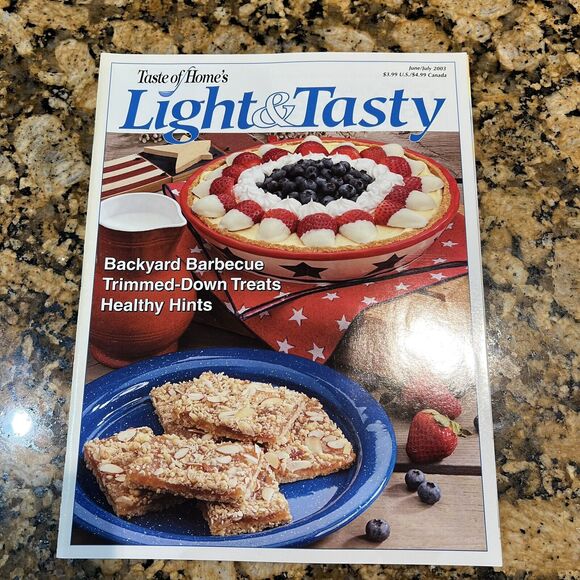 Taste of Homes Light And Tasty Cooking Recipe Magazines 2003 Back Issue Set Of 6 - Picture 6 of 13
